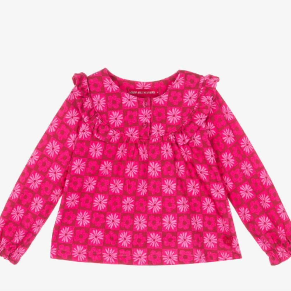 Agatha Ruiz de la Prada pink floral top NWT